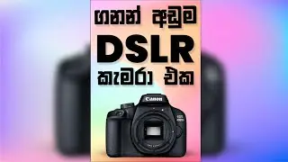 ගනන් අඩුම Canon EOS 4000D කැමරා එක | Short Review