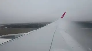 Turkish Airlines A321 TC-JTH landing Budapest Ferihegy