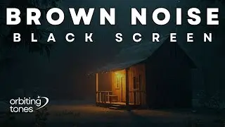 Calm Within Chaos: 10 Hours of Deep Brown Noise & Black Screen