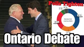 Ford PC's support falls in polls after awful leaders debate! (debate & poll analysis)