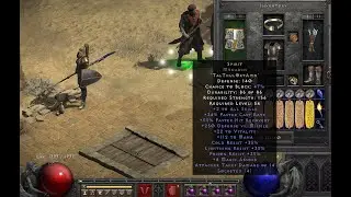 Diablo2 Resurrected ㅡ 99 fast cast Spirit Shield Lightning Strike Amazon