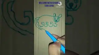 How to tiger beautiful number 5555 🐯 #drawing #shorts #tiger #sketch #pencilart #youtubeshorts