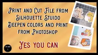 Create Print and Cut File from Silhouette Studio and print from photoshop