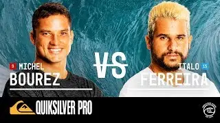 Мишель Бурез против Итало Феррейры &mdash; 1/8 финала, 8-й заезд &mdash; Quiksilver Pro France 2019