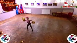 Christmas Challenge Pom Pom Cadet- Dora Muhvić- Halubajske mažoretkinje Viškovo, Croatia