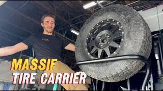 The perfect van Tire Carrier: Massif Tire Carrier Install