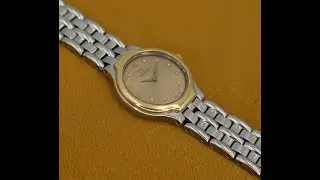 1998 Ladies Omega De Ville Symbol vintage watch with Diamond Dial.  Model reference 795.0901.