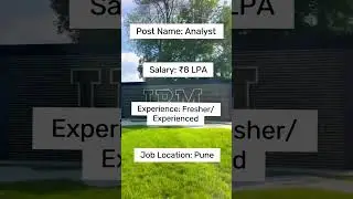 IBM is Hiring for Analyst Role | #placement #tata #microsoft  #morganstanley #apple #google