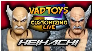 Customizing Live - How To Repaint Game Dimension Tekken Heihachi Custom Figure