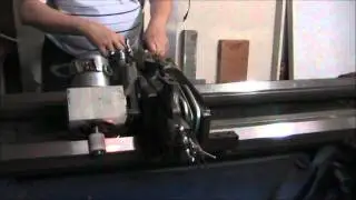 My Lathe Way Grinder in Action