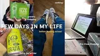 FEW DAYS IN MY LIFE: Before Nursing school starts (again...)
