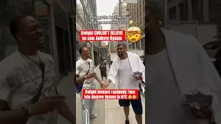 Dwight Howard randomly runs into Andrew Bynum 😭😭 #nba #shorts #basketball #foryou