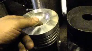 Rebuild YaMZ engine cylinder shell and piston for DT20 tractor engine - overview (end)