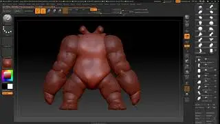 Gorgonite Punch-it Zbrush Sculpt turntable from Small Soldiers