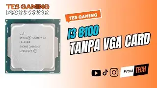 Tes Main Game di i3 8100 Tanpa VGA Card