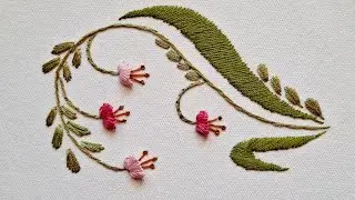 Magical Cascading Flower Embroidery | Step-by-Step Hand Embroidery Tutorial
