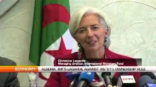 Algeria: Christine Lagarde argues against 51/49% ownership rule
