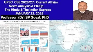 Daily Current Affairs MCQs & News Analysis | 22 JANUARY , 2026 |#upsc  #ias  #currentaffairs