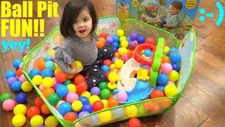 Babies and Toddlers' TOYS: A Ball Pit! Pool of Plastic Balls Playtime Fun! Vtech Educational Playset