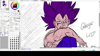 Ultra Ego Vegeta speedpaint