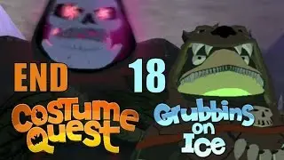 Costume Quest Grubbins On Ice Let's Play Walkthrough Part 18 END - Big Bones And Araxia Boss!
