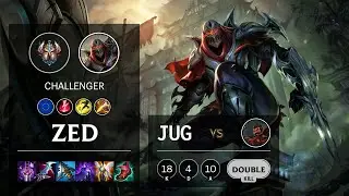 Zed Jungle vs Graves - EUW Challenger Patch 11.19