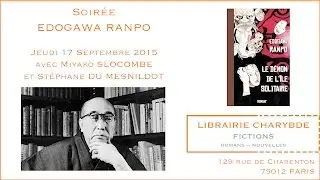 Soir&eacute;e Edogawa Ranpo (Librairie Charybde, 17 septembre 2015)