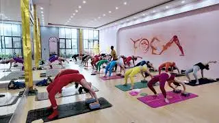 Block Yoga Class || Beginners to Intermediate level || Master Deepyoga || Yoga in Vietnam 🇻🇳 