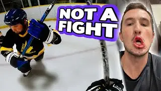 I Cut my Lip in Beer League (and it was entirely my fault)