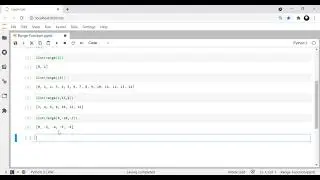 Range Function in Python