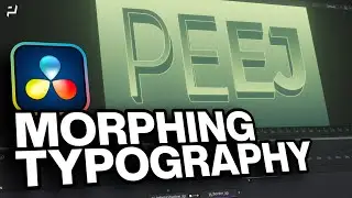 DaVinci Resolve | Morphing Typography | Mograph Monday