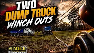 Two Dump Truck Winch outs