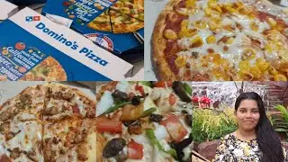 Domino's Pizza Review in Tamil | Best Domino's Veg Pizza & Pepper Barbecue Chicken Pizza 🍕