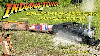 Modeling the Circus Train from Indiana Jones in G scale