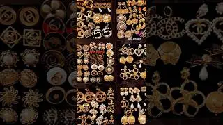 Vintage Chanel Earrings Collection #chanel #vintagechanel