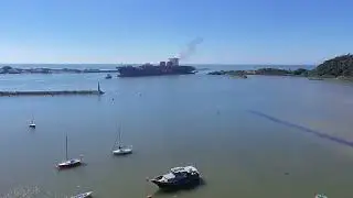 Viagem e Natureza I Imagens Itaja&iacute; - SC I Beira Saco l Entrada Navio
