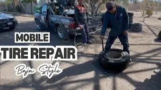 Tire Repair, Baja, no machines.