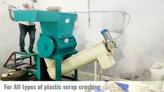 Plastic scrap grinder