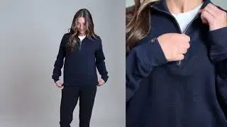 Women's Shoreliner Cotton/Bamboo  Blend Quarter Zip (2975)