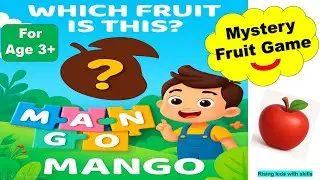 Fruits Name Spelling Puzzle | Fruit Spelling Game for Kids | Arrange the Letters & Learn Fruits.