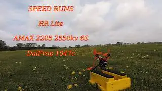 Over 200 km/h Speed with a Drone RR Lite on 6s