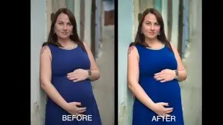 Time-Lapse Retouching of a Maternity Portrait