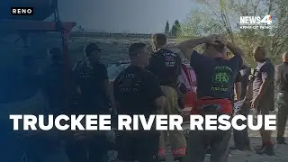 Reno firefighters rescue two women stranded on Truckee River after inner tubing mishap