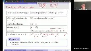 16 - Backtracking - Problema delle n regine