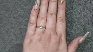 GIA 0.50ct D Colour 6 Claw Diamond Solitaire Engagement Ring set in Platinum