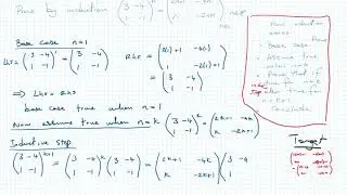 Proof by Induction- Matrices example: Dec 15, 2020 5:45 PM