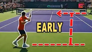 The secret to EARLY PREPARATION in tennis