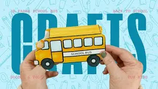 Fun and Easy 3D School Bus Craft