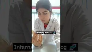 Biotech internship 🧬❤️ #shorts #subscribe #shortsvideo #internship #internshipindia #biotechnology