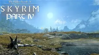 The Elder Scrolls V: Skyrim - Let's Play - Part 4 - The Vast Tundra of Whiterun Hold | Auralinus